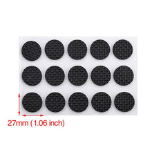 Load image into Gallery viewer, KAK 1-24PCS Self Adhesive Furniture Leg Feet Rug Felt Pads Anti Slip Mat  Bumper Damper For Chair Table Protector Hardware